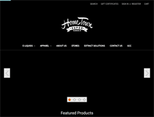 Tablet Screenshot of hometownvapor.com
